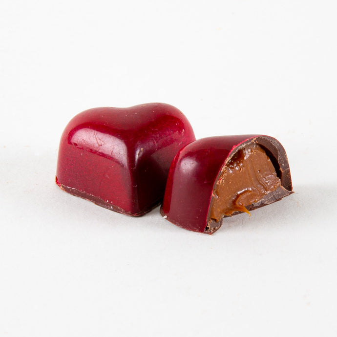 Truffles — Dark Chocolate Sea Salt Caramel Heart